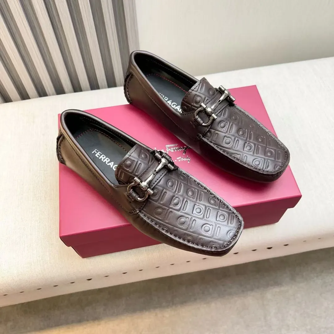 Men's men's shoes 💰620 Ferragamo new high-end quality 🔥 imported cowhide ➕ cowhide lining size 38-45